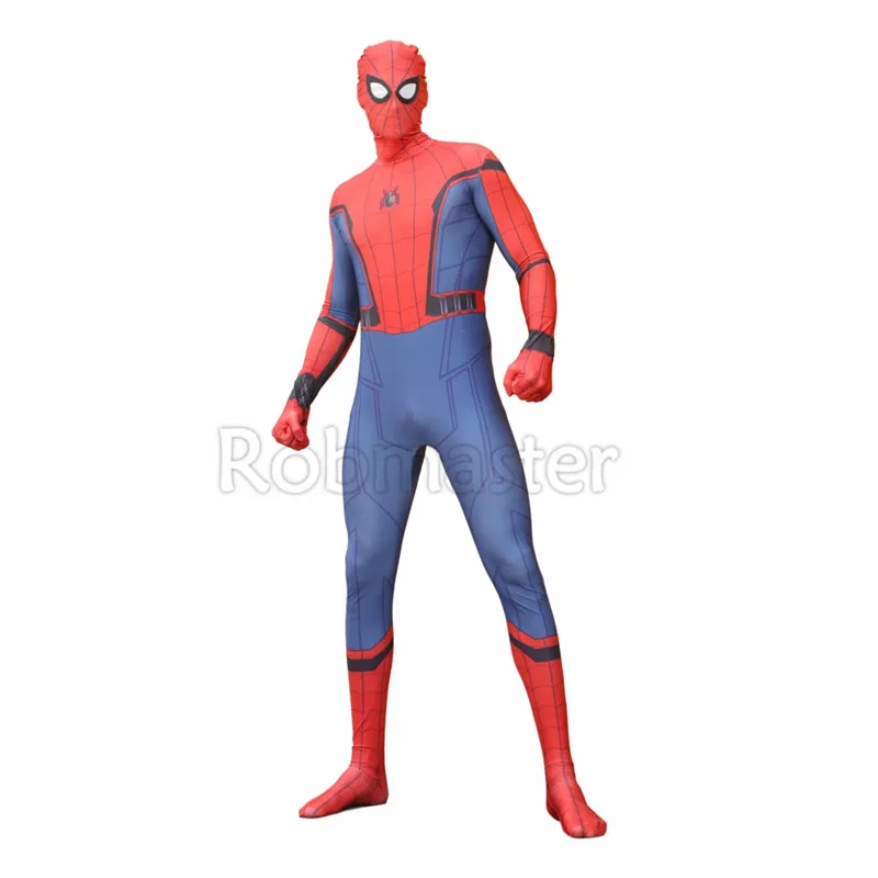 Классический костюм Человека-паука для выпускного вечера; маскарадные костюмы для взрослых и детей; костюм Человека-паука Питера Паркера; костюм Человека-паука; карнавальный костюм; костюм зентай - Цвет: Homecoming A