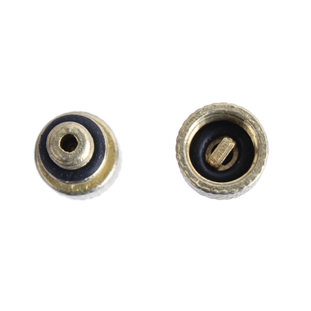 Copper Inflator Pump Nozzle Kit Presta Schrader Valve Adapter Tube Bicycle Valve Adaptors For Road & MTB & Fixie Bike Tire Pump