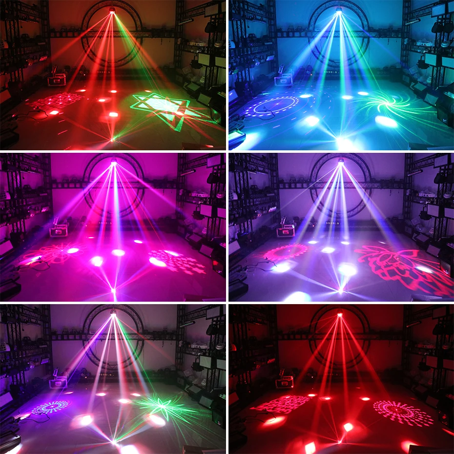 외계인 RGBW LED 빔 96 패턴 RGB 레이저 프로젝터 디스코 DJ 자리 무대 조명 효과 파티 댄스 클럽 웨딩 나비 램프