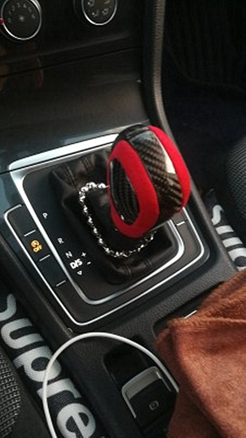 Private custom carbon fiber Gear shift knob Gear Shifter for Infiniti