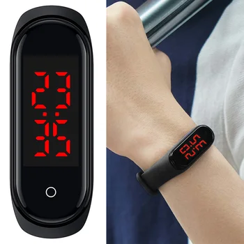 

Health Care Digital LED Display USB Rechargeable 24-hour Unisex Smart Wristband Gift Body Temperature Detection Bracelet