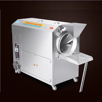 

Nut roasting machine gas electric commercial stainless steel dried fruit peanut chestnut cocoa bean roasting machine