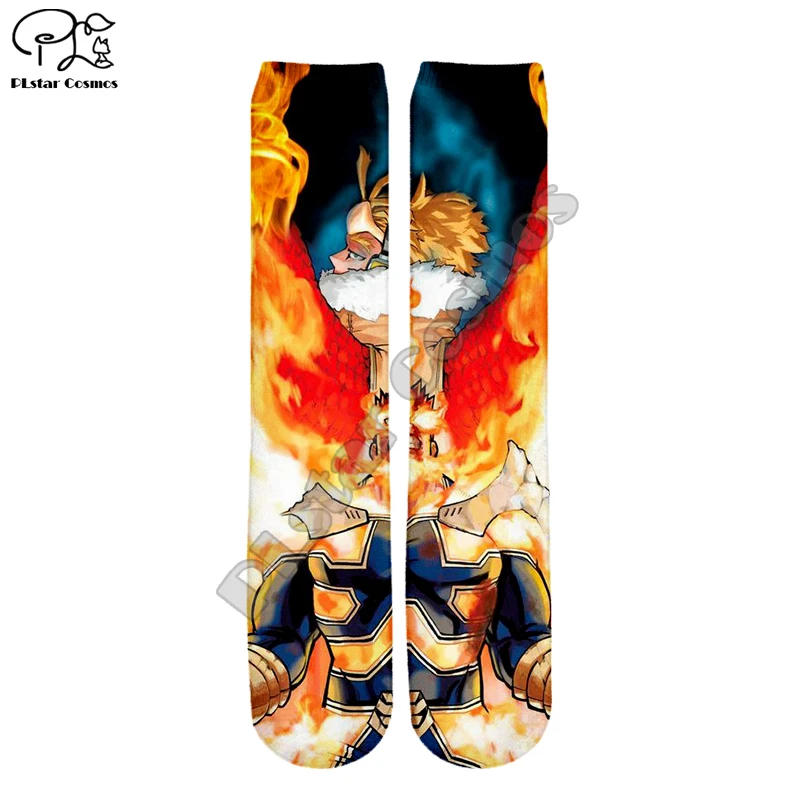 

PLstar Cosmos My Hero Academia Anime Unisex new fashion casual 3DPrint Women/men/boy/girl Cartoon Warm Cotton Ankle Socks type-1