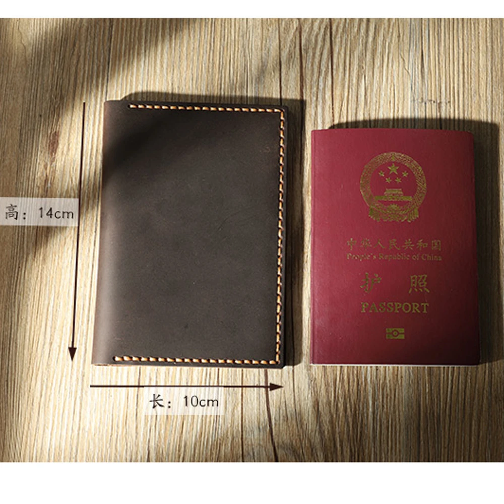 DIY 가죽 공예 여권 가방 다이 커팅 나이프 금형 금속 중공 강철 블레이드 펀치 도구 접힌 크기 14x10cm