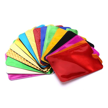

10pcs Anti Rfid Blocking Reader Card Cover Aluminum Foil Credit Card Holder Protection ID Bank Card Case Safty Pack