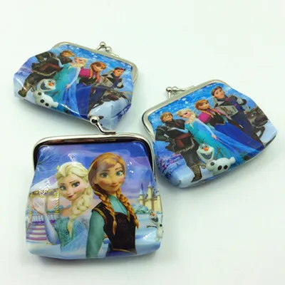Disney кошелек для монет из мультфильма «Холодное сердце», детский мультяшный единорог, Железная пряжка, Сумка с зажимом, кошелек для монет, Детская сумочка для девочек, милый мини-кошелек