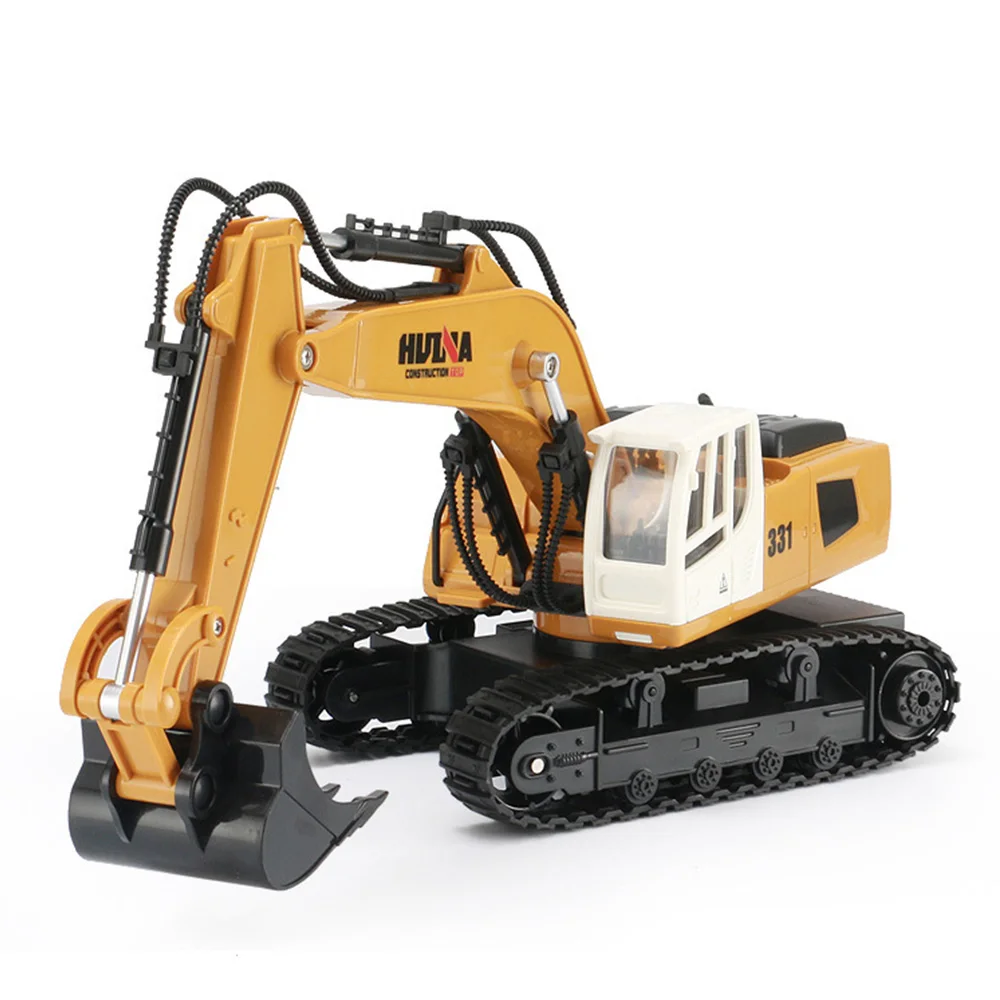 RC экскаватор 9 канальный 2,4G Wltoys зарядка RC управление автомобилем строительство грузовик гусеничный моделька Землекопа электронный инженерный грузовик