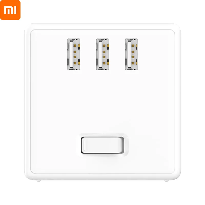 Беспроводная розетка Xiaomi Mijia с 3 USB-портами 250 В 2500 Вт | Компьютеры и офис