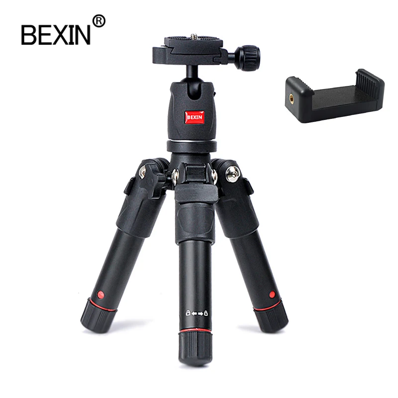 Мини штатив Трипод для камеры портативный алюминиевый дорожный компактный