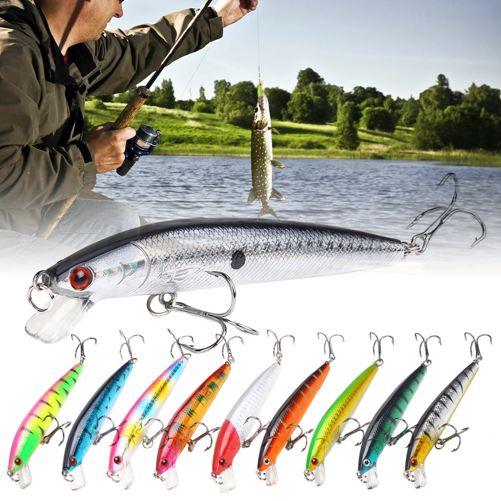 Fishing Lure 7g 10cm Trout Lure 3D Eyes Jigging Lure Swimbait Wobblers Crankbait Hard Lures Plastic Fishing Tackle New Hot