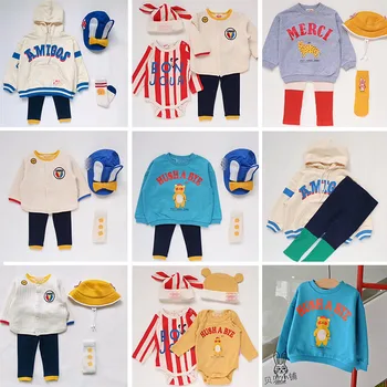 

Spring High Quality Korean Brand Kids Clothes Fashion Animals Sweatshirt Hoody Boys Girls Casual Fall Winter Tops Sweatshirts