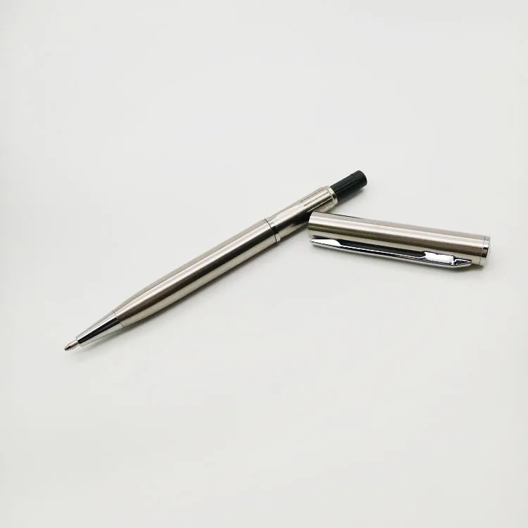 Edelstahl Ball Punkt Stift. Kleine Rotierende Kugelschreiber 10cm Metall Kugelschreiber Tasche Mini Stift