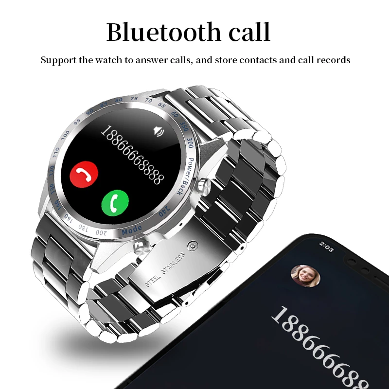 LIGE 2021 New Smart Watch Men Heart Rate Monitoring Blood Pressure Watch Sleep Fitness Tracker Dial Call Smartwatch For XiaoMi