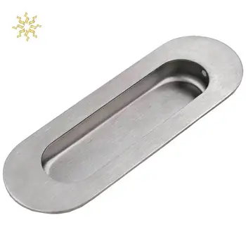 

120mm Stainless Steel Cabinet Hidden Handles Invisible Handle Circle Drawer Wardrobe Knobs With Screws Home Decoration Tool K802