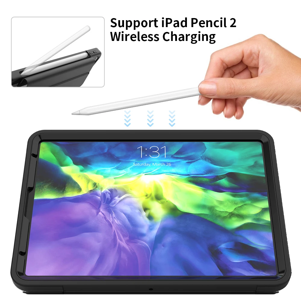 Чехол с карандашом для iPad AIR 2 Pro 11 2020 7th 10 дюймов чехол 2017 6th 2018 9 7 Mini 5 4 smart Cover|Чехлы