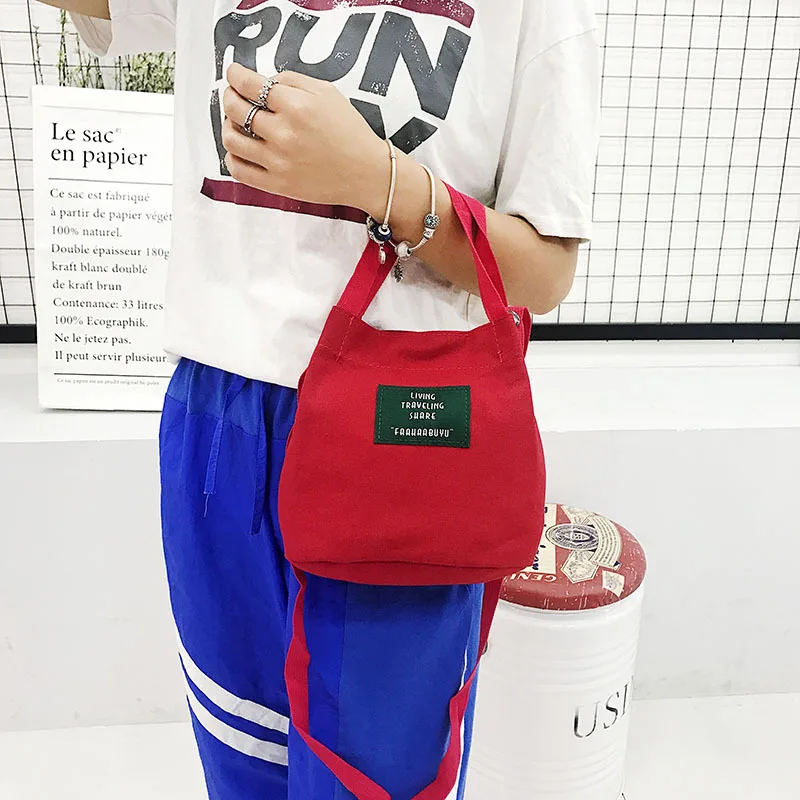 Оригинальная новая продукция, универсальная художественная и художественная парусиновая сумка, сумка через плечо, тканевый чехол, сумка для мобильного телефона M