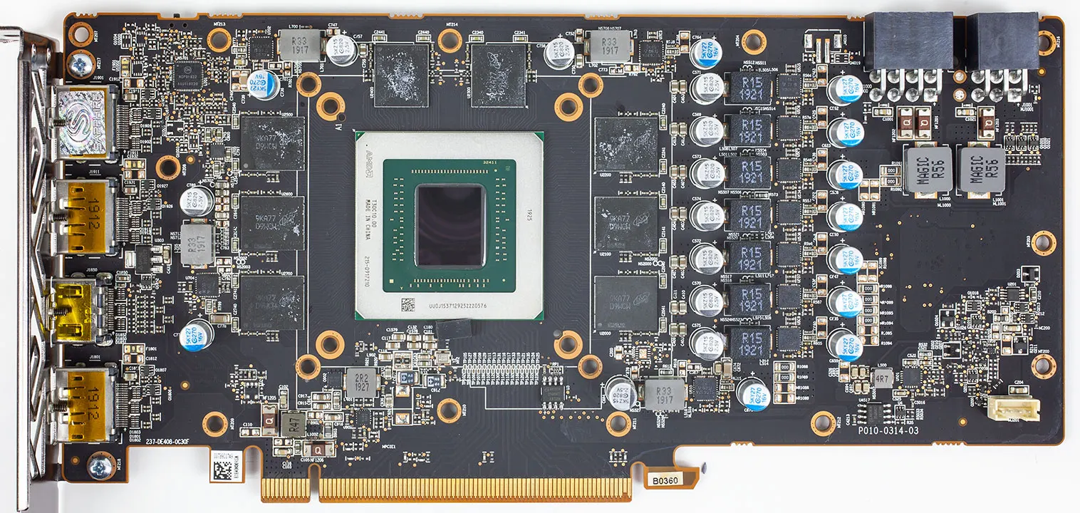 Bykski A-SP5700XT-X GPU водяного охлаждения блок для Sapphire Pulse RX 5700XT 8G