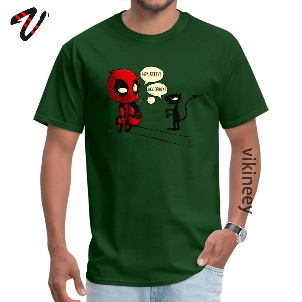 Casual Badass meets Demon T Shirt Brand Summer/Autumn Short Sleeve Round Neck Tops Tees Pure Cotton Men Cool Tee-Shirt Badass meets Demon 5584 dark