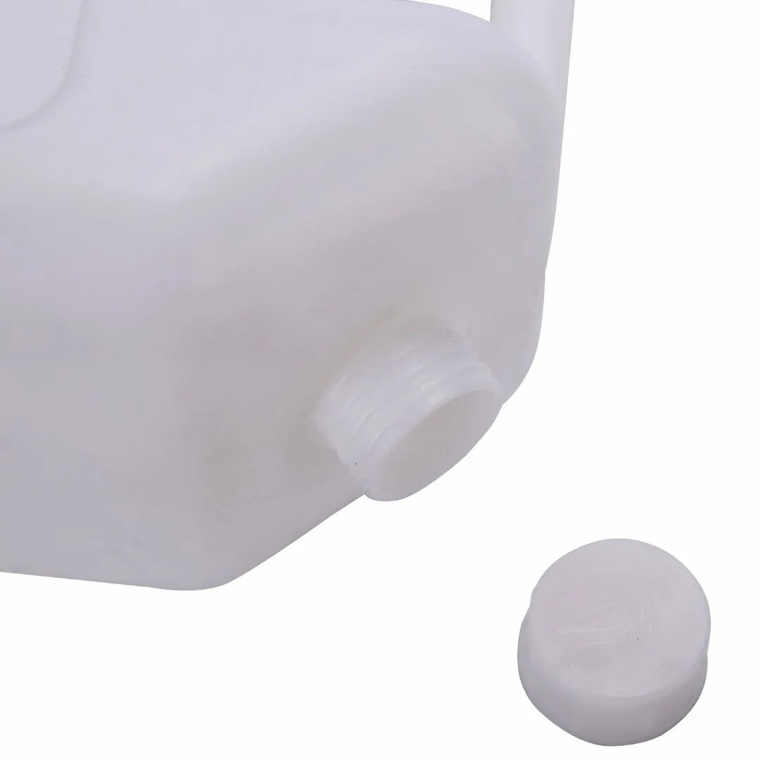 4L Gas Chainsaw Oil Fuel Petrol 2-Stroke Mixing Bottle Container 25:1 20:1 White High density PE Chainsaw Brushcutter Portable