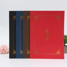 10 шт., креативная Высококачественная бронзовая А4, сертификат честь, трудовое письмо, бумажная оболочка, папка, награда, сертификат конкурса, Обложка