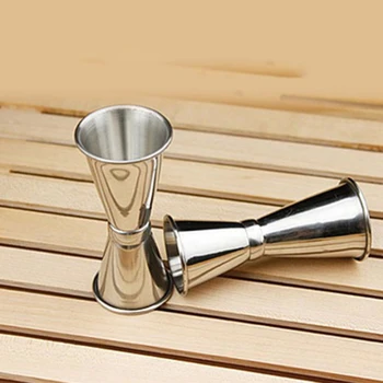 

Double End Cocktail Jigger Measurements Cup Stainless Steel Ounce Cup Barware Bartender Tool S/M/L
