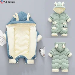 Combinaison de neige en velours pour bébés de 0 à 3 ans, vêtements d'hiver, épais, pour garçons et filles, nouvelle collection 2021 