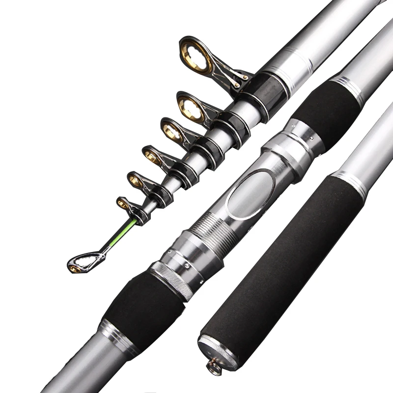 

2.7 M-4.5 M Travel Telescopic Fishing Rod Carbon Surf Rod Ultralight High Quality Hand Fishing Lure Rod Ocean Casting Rod