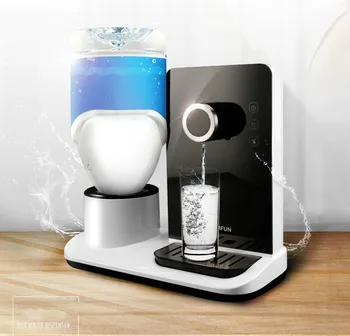 

Free shipping 2200w 6 seconds Fast heat Desktop Mini water dispenser Warm Hot style Food grade material+Silica gel 371x172x336mm