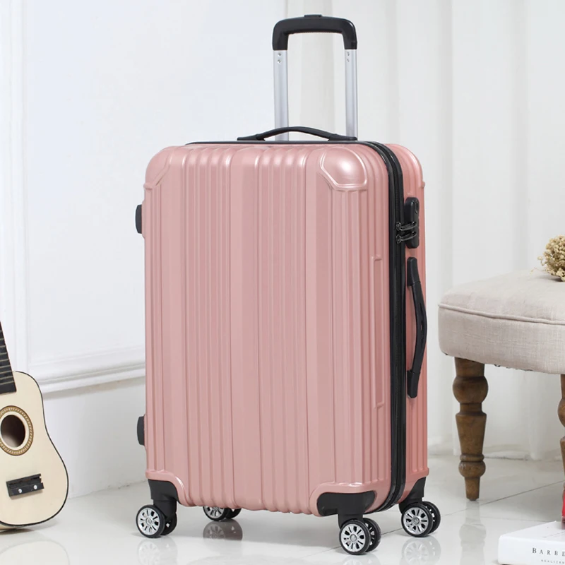 Для женщин на колесах для Чемодан Carry-ons Для женщин путешествий вращающиеся колеса Чемодан на колесах 20 мм/22 мм/24 дюйма салон троллейбуса коробка Мода