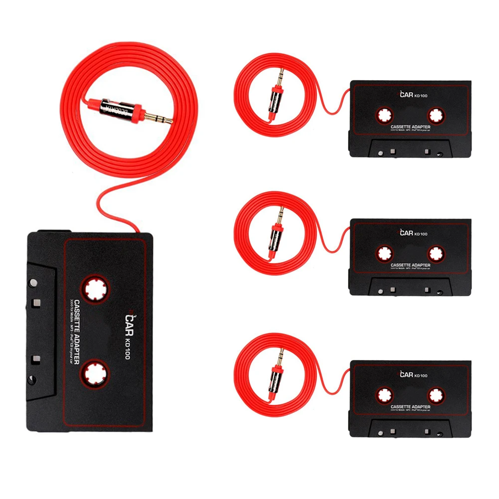 Аудио автомобильный Кассетный адаптер конвертер 3,5 мм Кассетный адаптер для телефона MP3X CD
