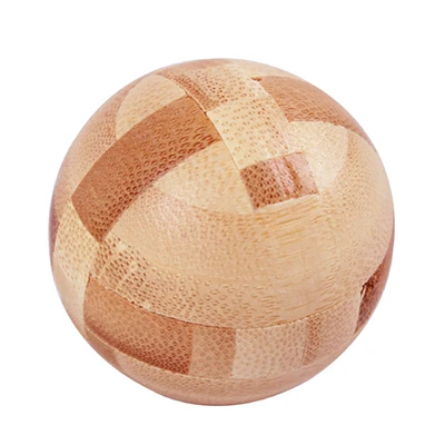 Kong Ming Luban Lock 3D Bamboo Brain Teaser Puzzle Toy - Educational Gift