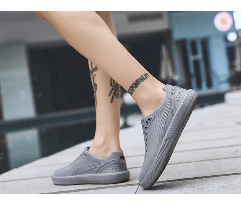 Damyuan 2019 модные Для мужчин сетчатые туфли; дышащие, удобные повседневные на открытом воздухе пляжная обувь с открытым носком; женские модные