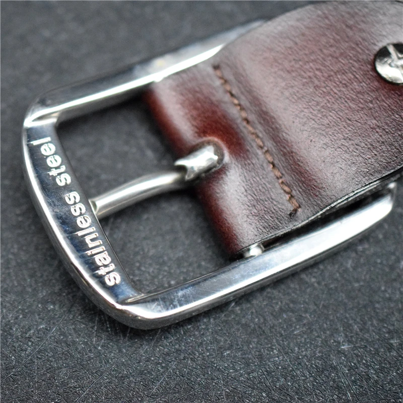 Ремень из воловьей кожи с пряжкой нержавеющей стали|belt men|designer belts menbelt men designer |