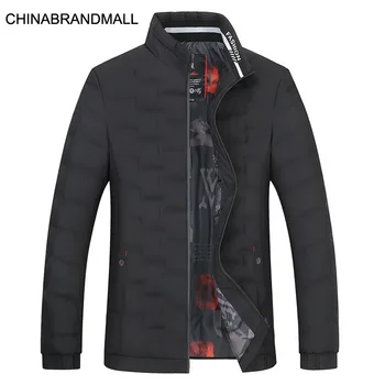 

Men Plus Fat Plus Size Leisure Li Collar Cotton-padded Jacket Male Fat Man Short Cotton-padded Jacket Thick Coat Male