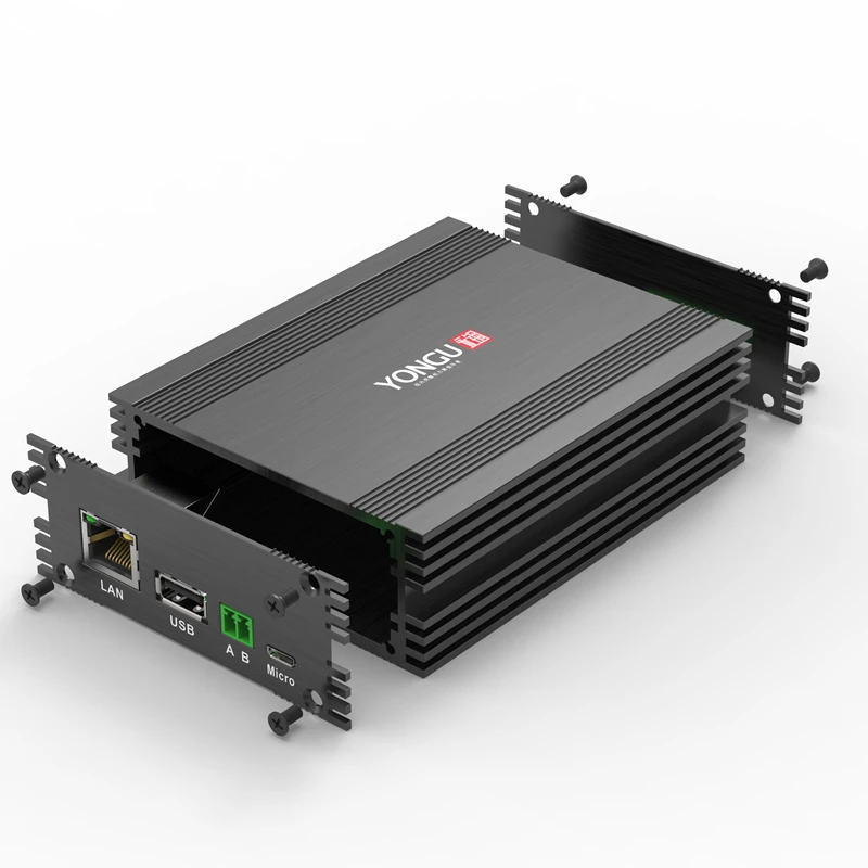 Промышленный корпус PCB с радиаторной щёткой Алюминиевый заказной анодированный