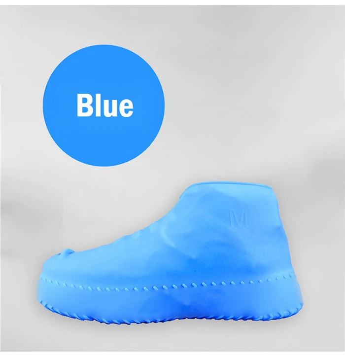 Waterproof Non-Slip Rubber Rain Shoe Covers, Elasticity Galoshes for Traveling, Reusable Boot Overshoes, Fit for Men,Women,Kids