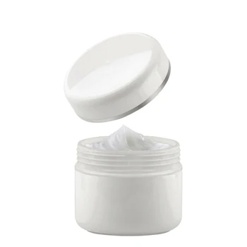 

30pcs Lotion Box Jar Cream Jar 20g White Plastic Cosmetic Container, Empty Mask jar, Refillable Travel Bottle