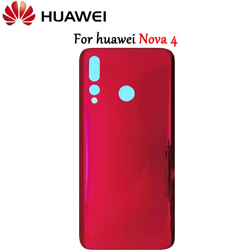 Аккумулятор задняя крышка корпус двери для huawei Nova 4 батарея задняя крышка для huawei Nova 4 запасные части чехлы