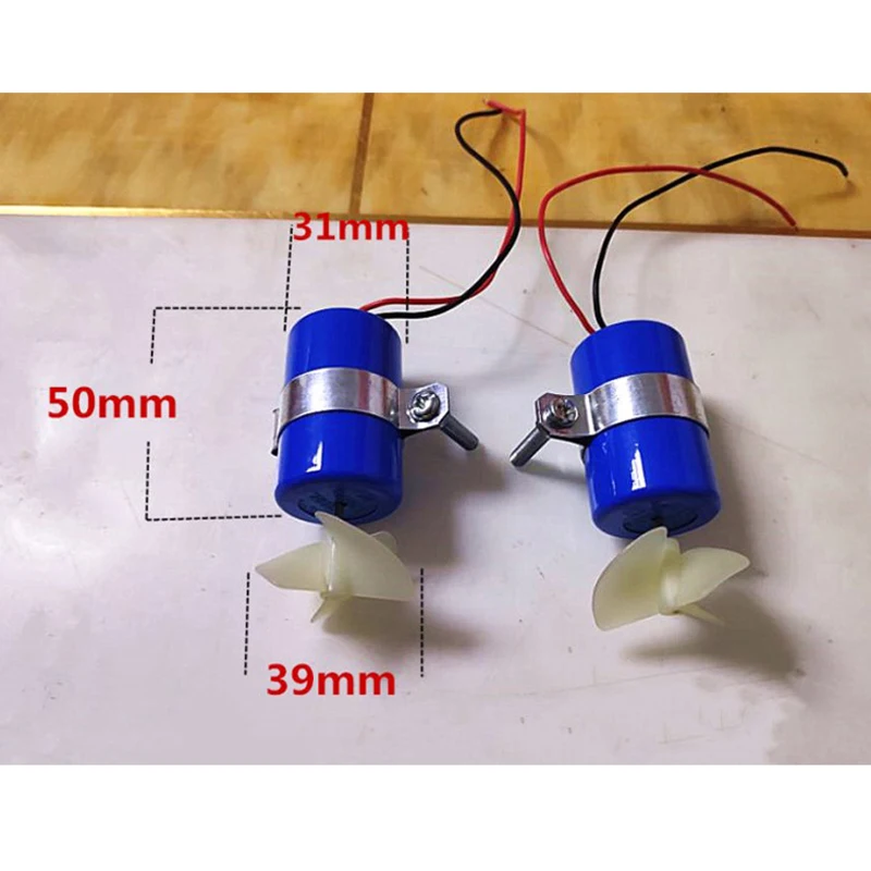 DIY микро ROV робот двигатель 3 12 В подводный с 39 мм пропеллером для