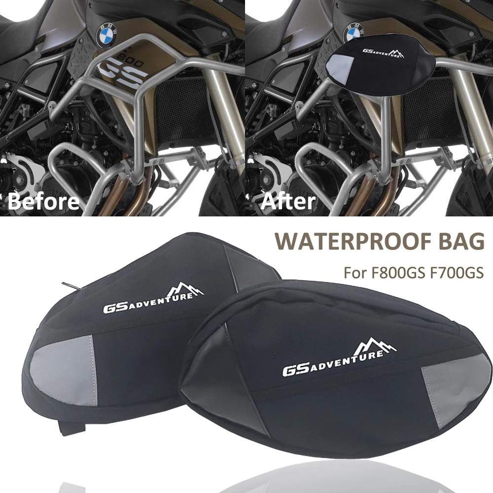 

Motorcycle Frame Crash Bars Waterproof Bag Repair Tool Placement Travel Bag For BMW F800GS F700GS