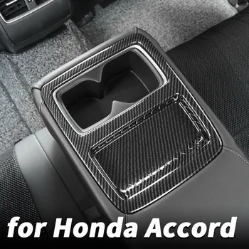 

For 10th Honda Accord 2018 2019 Rear Seat Water Cup Frame Water Cup Cover Rear Central Handrail Decoration Stick Accord Interior
