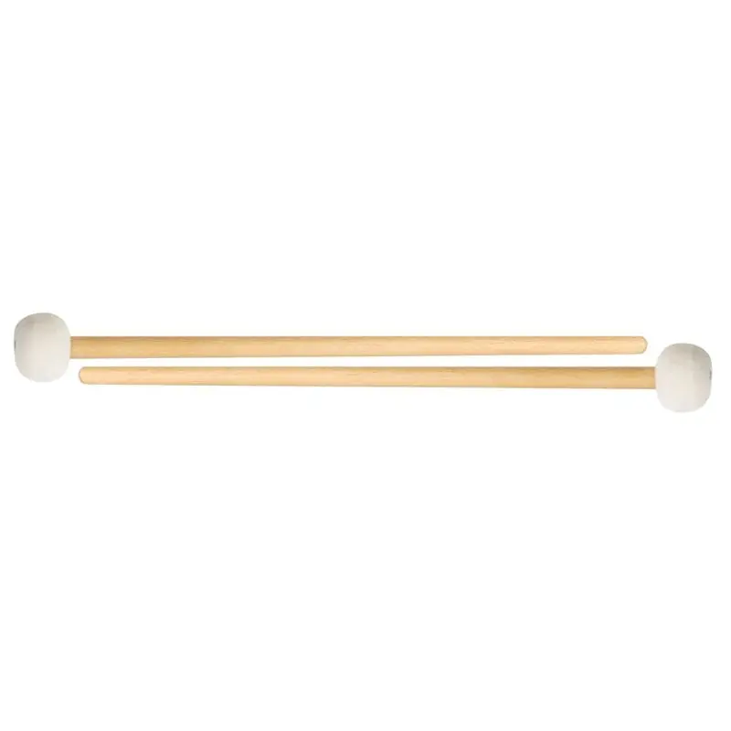 

2 Pieces Double Head Drum Cymbal Gong Mallet Soft Hammer Sticks Mallets Rods Felt Hammer 419mm