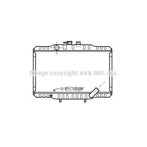Радиатор Охлаждения Двигателя Ava арт. MTA2062