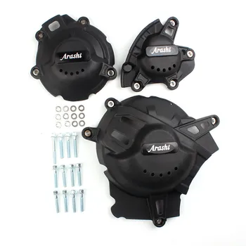 

1 Set Motorcycle Engine Stator Crank Case Guard Cover Set For Suzuki GSXR1000R 2017 2018 Motor Accessories Fibered Nylon