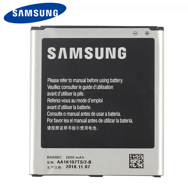 Оригинальный samsung высокое качество B600BC Батарея для Galaxy S4 i9500 i545 i959 I9508 GT I9505 I959 i337