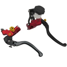 22 мм Мотоцикл Регулируемый прямой нажимной насос тормозной рычаг анти-борьба Ручка Электрический Мотоцикл аксессуары для Honda Suzuki