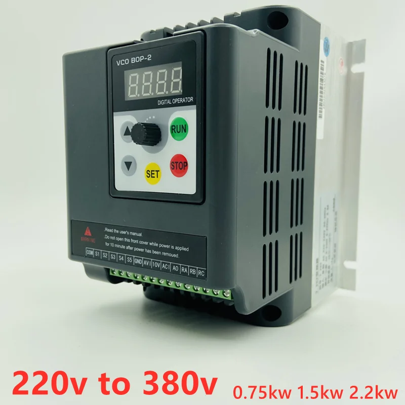 Vfd 3 кВт 4 220 В до 380 однофазный вход 3-фазный выход частотный инвертор переменного