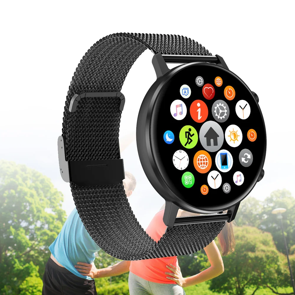 

2020 New Smart Watch Men Women 1.3 Inch HD 360*360 Resolution Full Touch Screen IP68 Waterproof Heart Rate Monitor Smartwatch