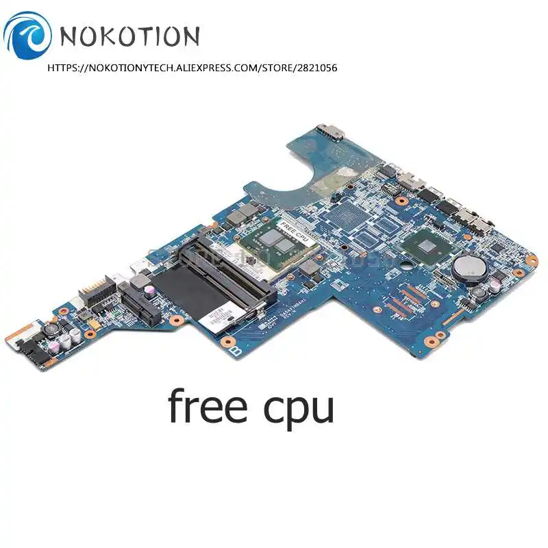 Материнская плата NOKOTION 595184-001 для ноутбука HP CQ42 CQ62 G42 G62 материнская HM55 DDR3 с