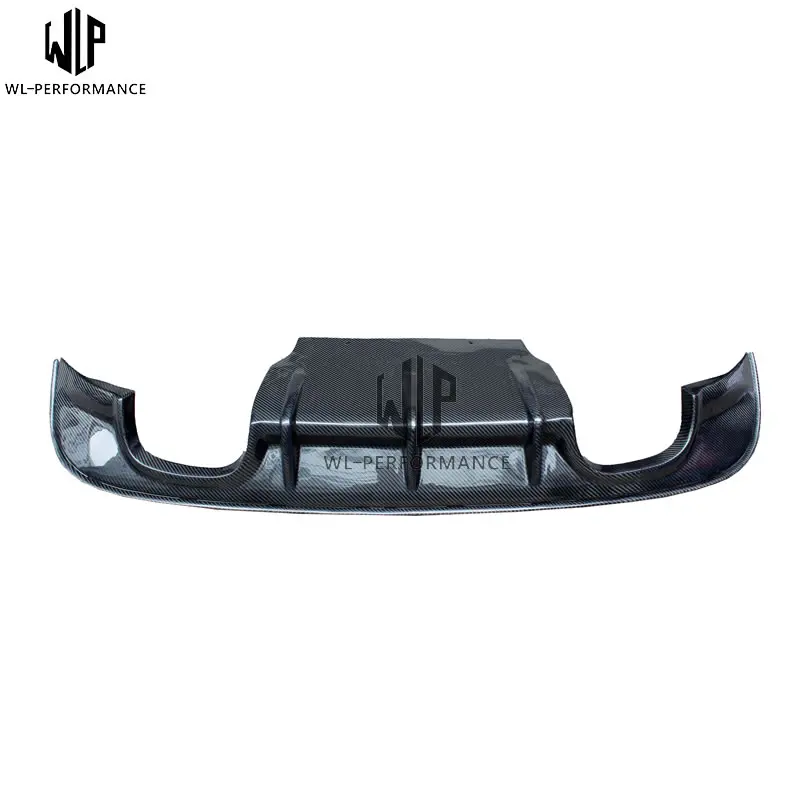 XE Carbon Fiber four out Rear diffuser lip Back Bumper Spoiler car body kit for Jaguar XE-UP car sytyling use